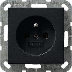 Gira System 55 Wall Socket Outlet (WCD Switchgear) - 0485005
