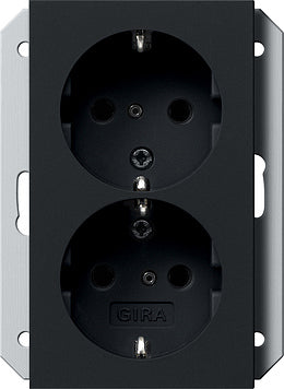 Gira System 55 Wall Socket Outlet (WCD Switchgear) - 2731005