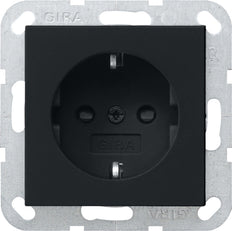 Gira System 55 Wall Socket Outlet (WCD Switchgear) - 2755005