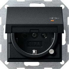 Gira System 55 Wall Socket Outlet (WCD Switchgear) - 2763005