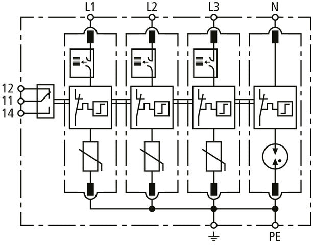 DEHN DEHNguard Mains Surge Protector - 952440