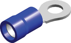Blue PVC Ring Terminal M8 1.5-2.5mm² - CE010206 [100 Pieces]