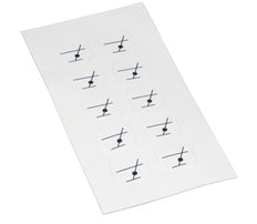 EATON INDUSTRIES Halyester Text Strip Sheet - 1034623 [10 Pieces]
