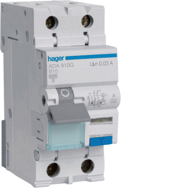Hager HACO Earth Leakage Circuit Breaker - ADA910G
