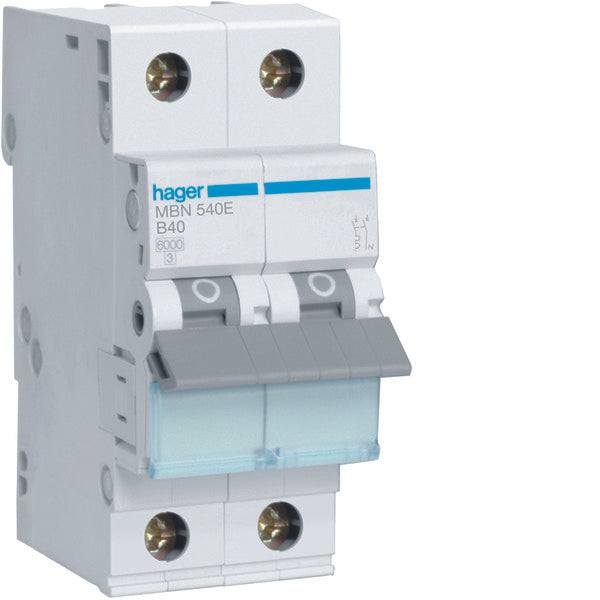 Hager MBN Circuit Breaker - MBN540E