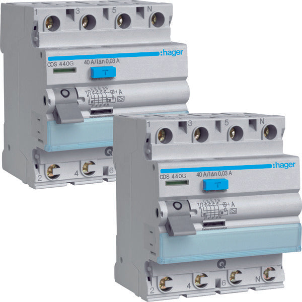 Hager VISION Residual Current Device - VKS16S