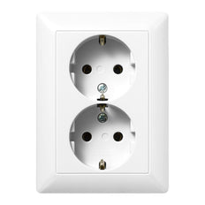 Jung AS500 Wall Outlet Box (WCD Switchgear) - AS5022NUWW