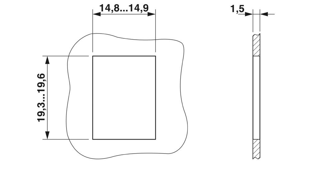 Phoenix Contact VS Contact Block For rectangular Connector - 1689064