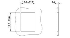 Phoenix Contact VS Contact Block For rectangular Connector - 1689064