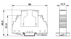 Phoenix Contact PT Surge Protector For Data/M&R - 2856032