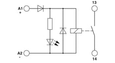 Phoenix Contact EMG Auxiliary Relay - 2942108