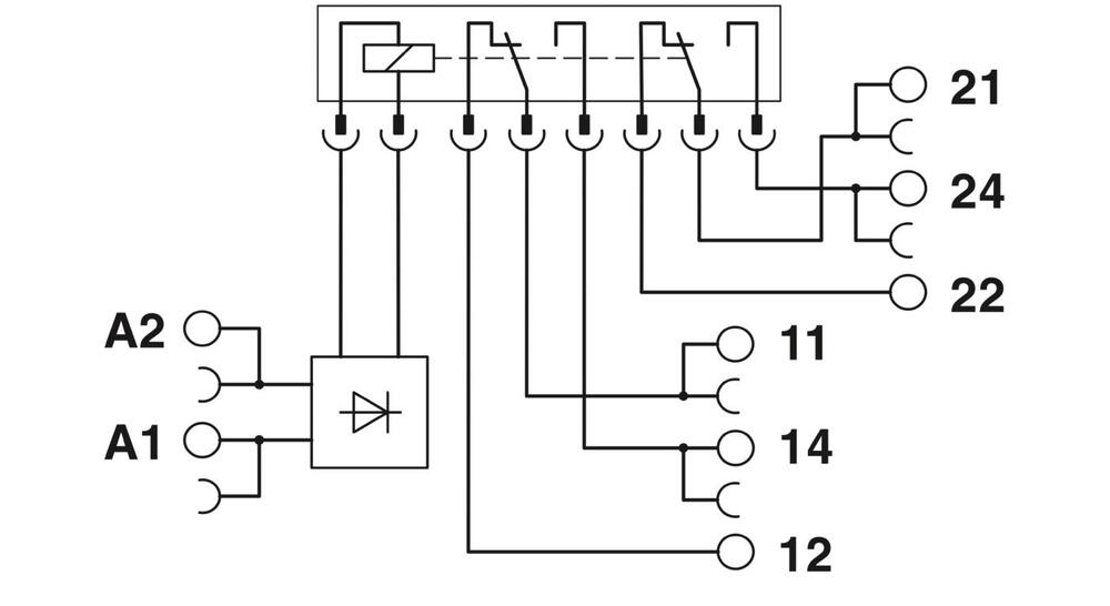 Phoenix Contact PLC Auxiliary Relay - 2967125
