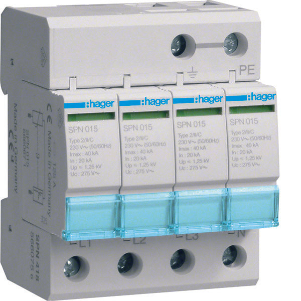 Hager SPN Power Surge Protector - SPN415