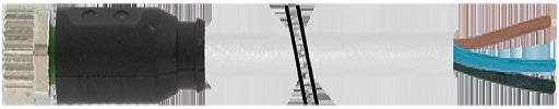 MURR Sensor/Actor Cable With Connector - 7000-08061-2310500