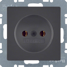 Hager Berker Q.1/Q.3 Wall Outlet (WCD Switchgear) - 6167036086