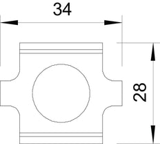 OBO GR-Magic Connector Cable Support System - 6016634 [20 Pieces]