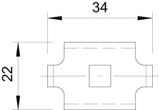 OBO GR-Magic Connector Cable Support System - 6016855 [20 Pieces]