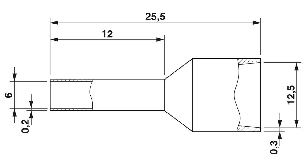 Phoenix Contact Wire End Sleeve - 3201961 [100 Pieces]