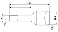 Phoenix Contact Wire End Sleeve - 3201961 [100 Pieces]