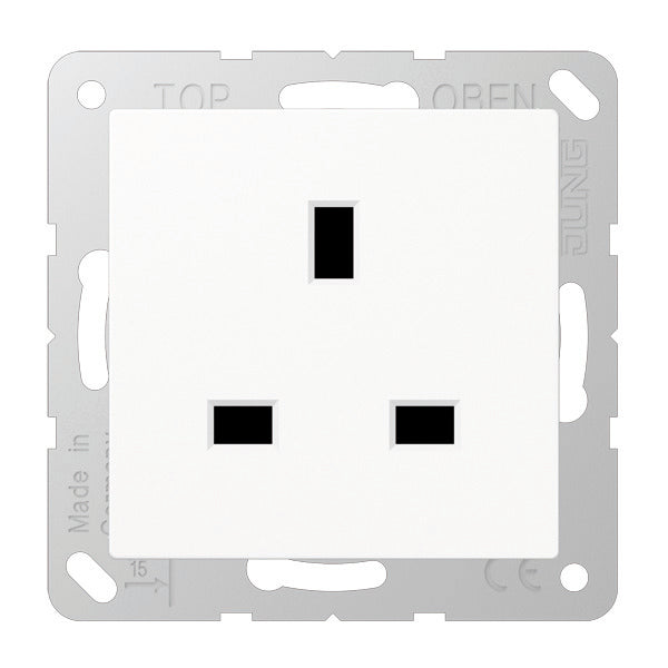 Jung British Standard Wall Outlet Box (WCD Switchgear) - A3521WW