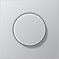 Jung Aluminum/Gold Steel/Chrome Control Element/Central Plate Switchgear - AL1940