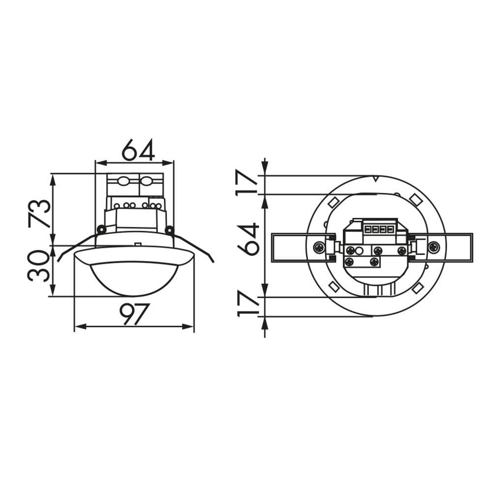 BEG Luxomat Motion Switch (Complete) - 92586