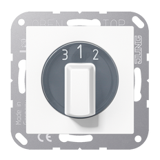 Jung AS500 Three-Position Switch - A1504.10NWW