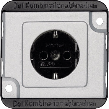 Schneider Electric Merten Anti-vAndalism Wall Outlet (WCD Switchgear) - MTN2300-7060