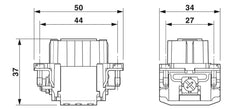 Phoenix Contact HC Contact Block For rectangular Connector - 1407727