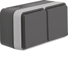 Hager Berker W.1 Wall Outlet (WCD Switchgear) - 47843515