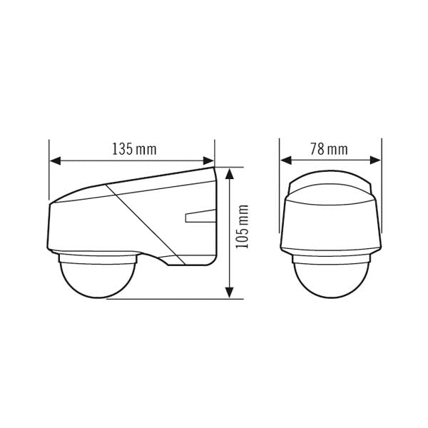 ESYLUX Motion Switch (Complete) - EM10015519