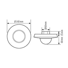 ESYLUX Standard Motion Switch (Complete) - EM10425103