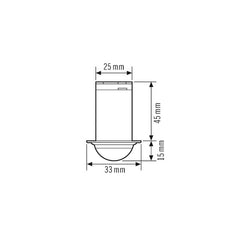 ESYLUX Compact Mini Motion Switch (Complete) - EP10426001