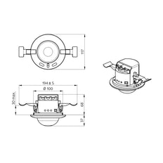 BEG Luxomat Motion Switch (Complete) - 92591