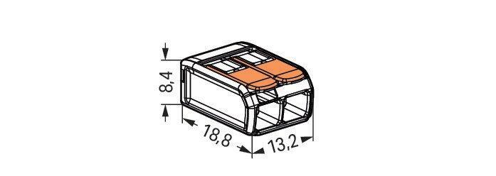 Wago 221 Weldclamp - 221-412 [100 Pieces]