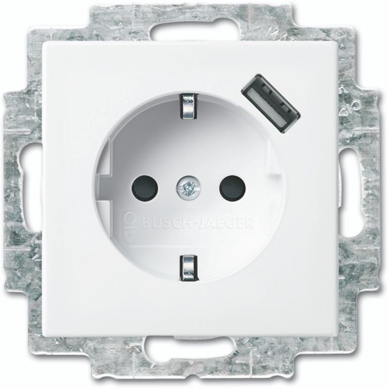 ABB Busch-Jaeger Balance SI Wall Outlet (WCD Switchgear) - 2CKA002011A6237