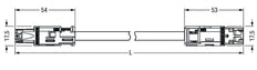 Wago Patch Cord Adjustable Building Installation - 774-9973/006-105