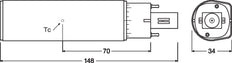 Osram Dulux LED-lamp - 4058075558182