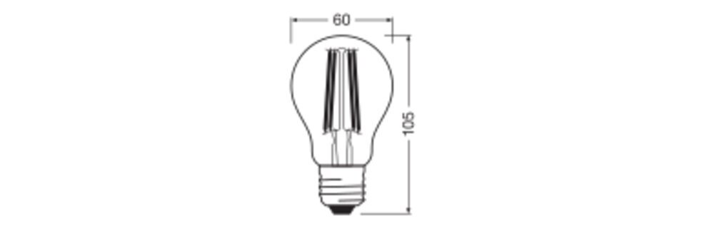 Osram Vintage 1906 LED bulb - 4058075293359