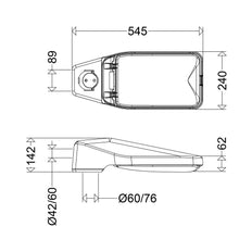 Schuch Street Lighting Fixture - 42002 0001