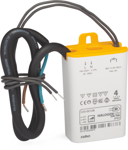 Niko Electronic Transformer Low-Voltage Lighting System - 320-00106