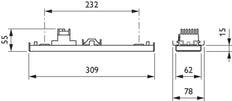 Philips Maxos fusion Eelektra Supply Housing For Lighting Fixture - 99833500