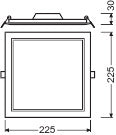 Ledvance Downlight Slim Downlight/Spotlight/Floodlight - 4058075079359
