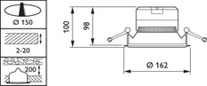 Philips Coreline Downlight/spotlight/floodlight - 32589700