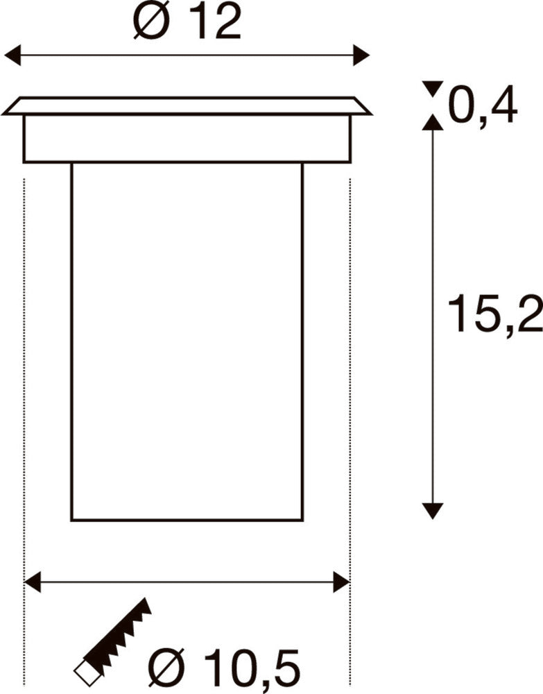 SLV Solast Ground-Mounted luminaire - 227680