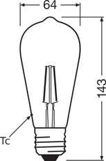 Osram Vintage 1906 LED bulb - 4058075808706