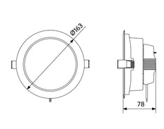 Opple LED Downlight Downlight/spotlight/floodlight - 140051477