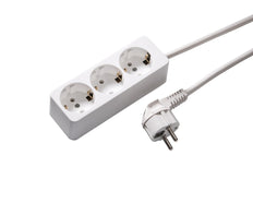 Martin Kaiser 3-Way Desktop Power Strip With 1.5m Cable - 538ZL/15W/KWS