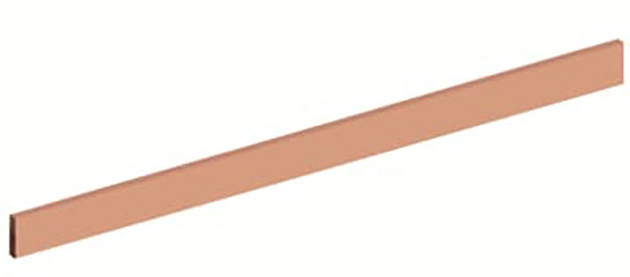 ABB Copper Rail 20x5mm Single 320A B4 ZX1016 - 2CPX041885R9999