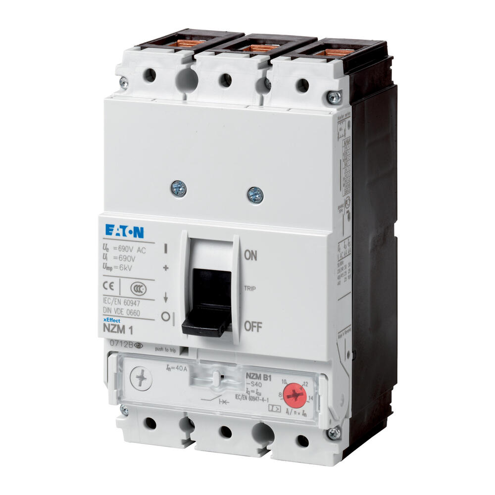 Eaton NZMC1-S50 Circuit-Breaker 3P 50A 36kA IEC Compliant - 271404